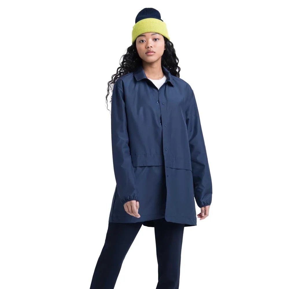 Herschel | Navy Blue Voyage Long Coach Jacket
